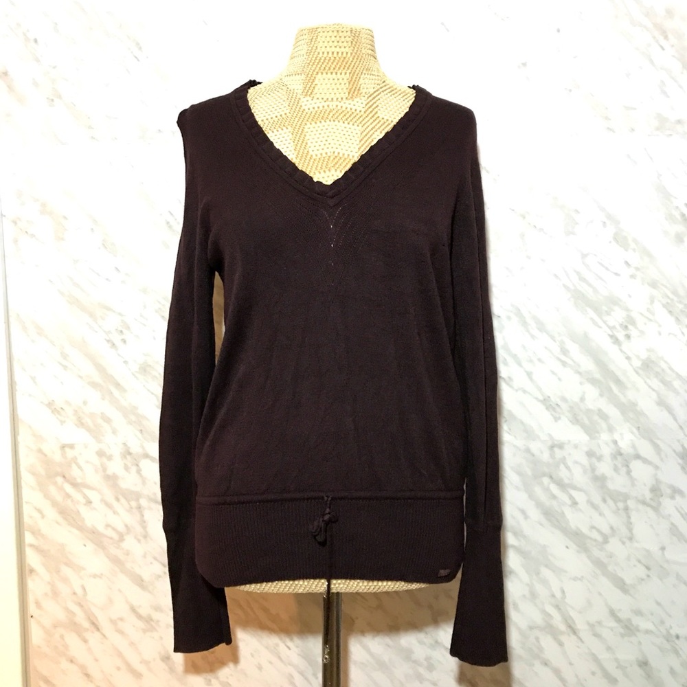 Ted Baker V-neck Sweater Brown Size 3 Medium